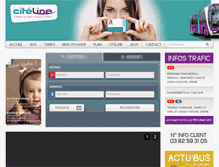 Tablet Screenshot of citeline.fr